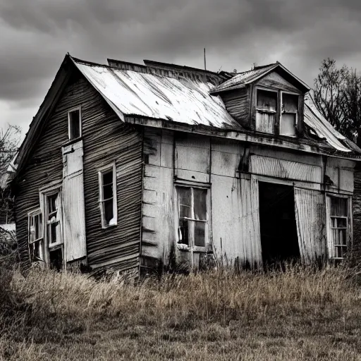 Image similar to a huge abandon house