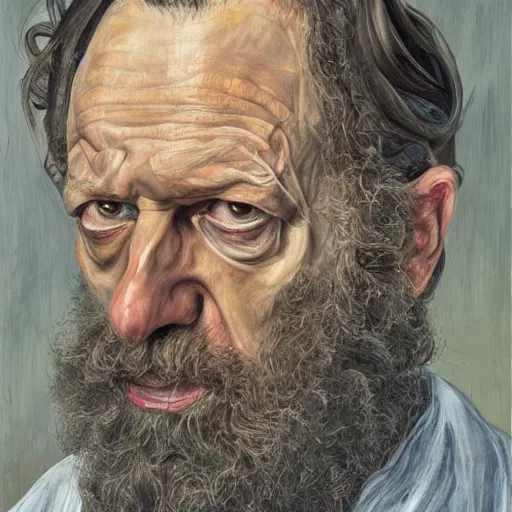 Prompt: high quality high detail painting by lucian freud, hd, balon greyjoy