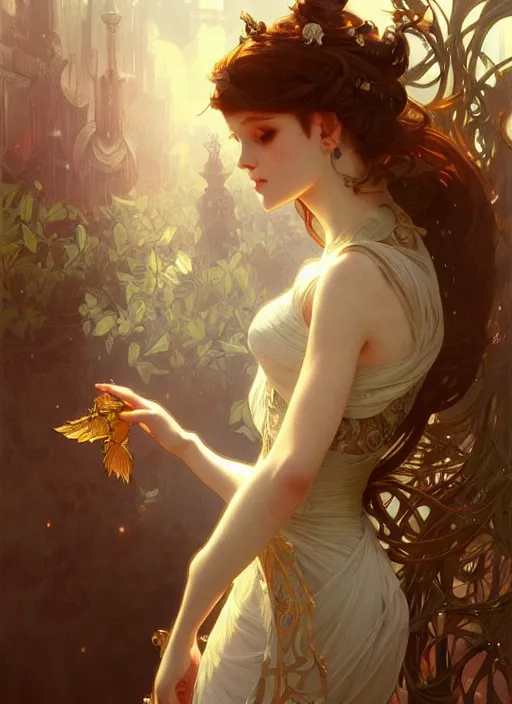 Image similar to cute anthropomorphic, fantasy, intricate, elegant, highly detailed, digital painting, artstation, concept art, wallpaper, smooth, sharp focus, illustration, art by artgerm and greg rutkowski and alphonse mucha