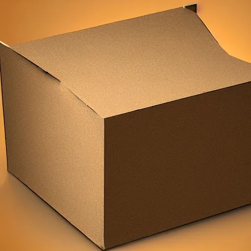 Prompt: a magical cardboard box, glowing, magic, stars, magical, realistic, 8k, detailed