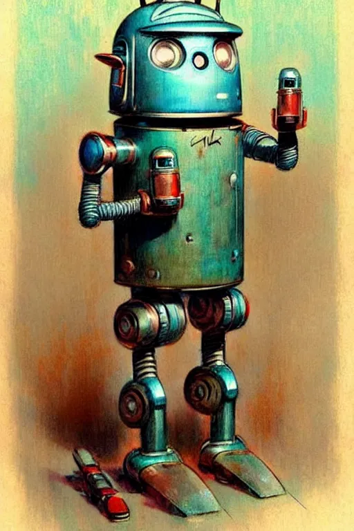 Image similar to ( ( ( ( ( 1 9 5 0 s retro future robot android tiki bar. muted colors. ) ) ) ) ) by jean - baptiste monge!!!!!!!!!!!!!!!!!!!!!!!!!!!!!!