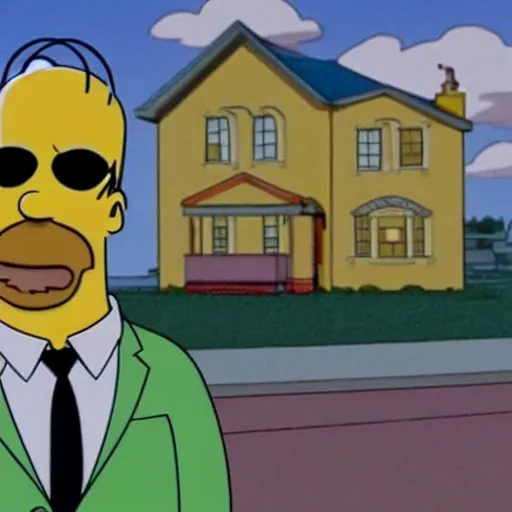 Prompt: Homer Simpson in better call saul