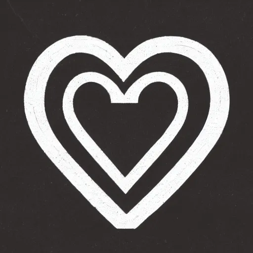 Image similar to logo g heart outline