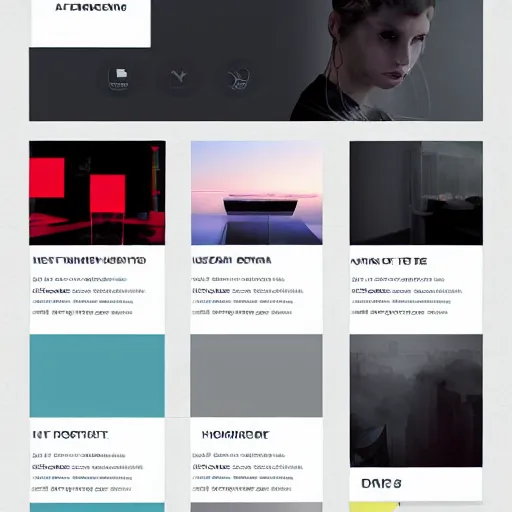 Prompt: sleek website interface with glowing colors, modernistic, minimal