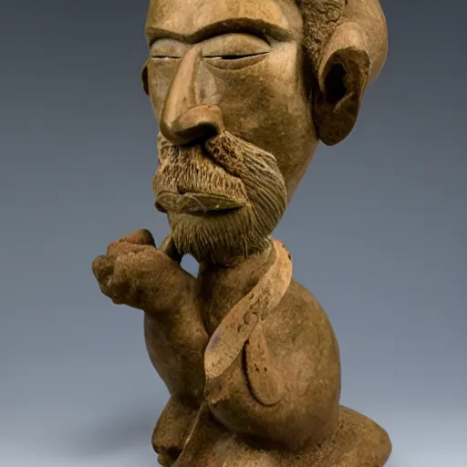 Image similar to moche sculpture