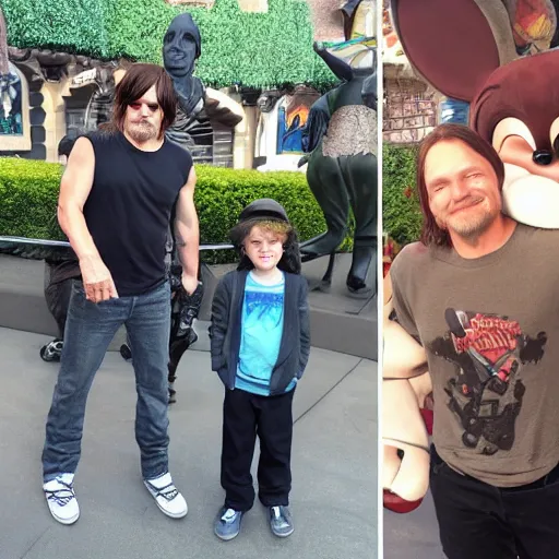 Image similar to norman reedus at disneyland