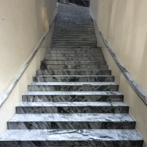 Image similar to marble stairway to heaven