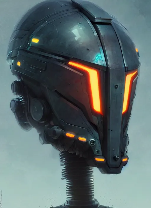 Image similar to an epic mechanical futuristic war robotic racing helmet highly detailed, digital painting, concept art, smooth, sharp focus, illustration, art by greg rutkowski