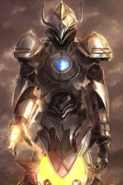 Image similar to helmet armor guardian destiny in witch queen illumination ray tracing hdr fanart arstation by sung choi robot ninja mask and eric pfeiffer and gabriel garza and casper konefal