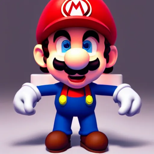 Prompt: Keanu Reeves as a Mario, figurine, studio lighting, blender, octane render, high quality, high detailed, 8k, artstation,