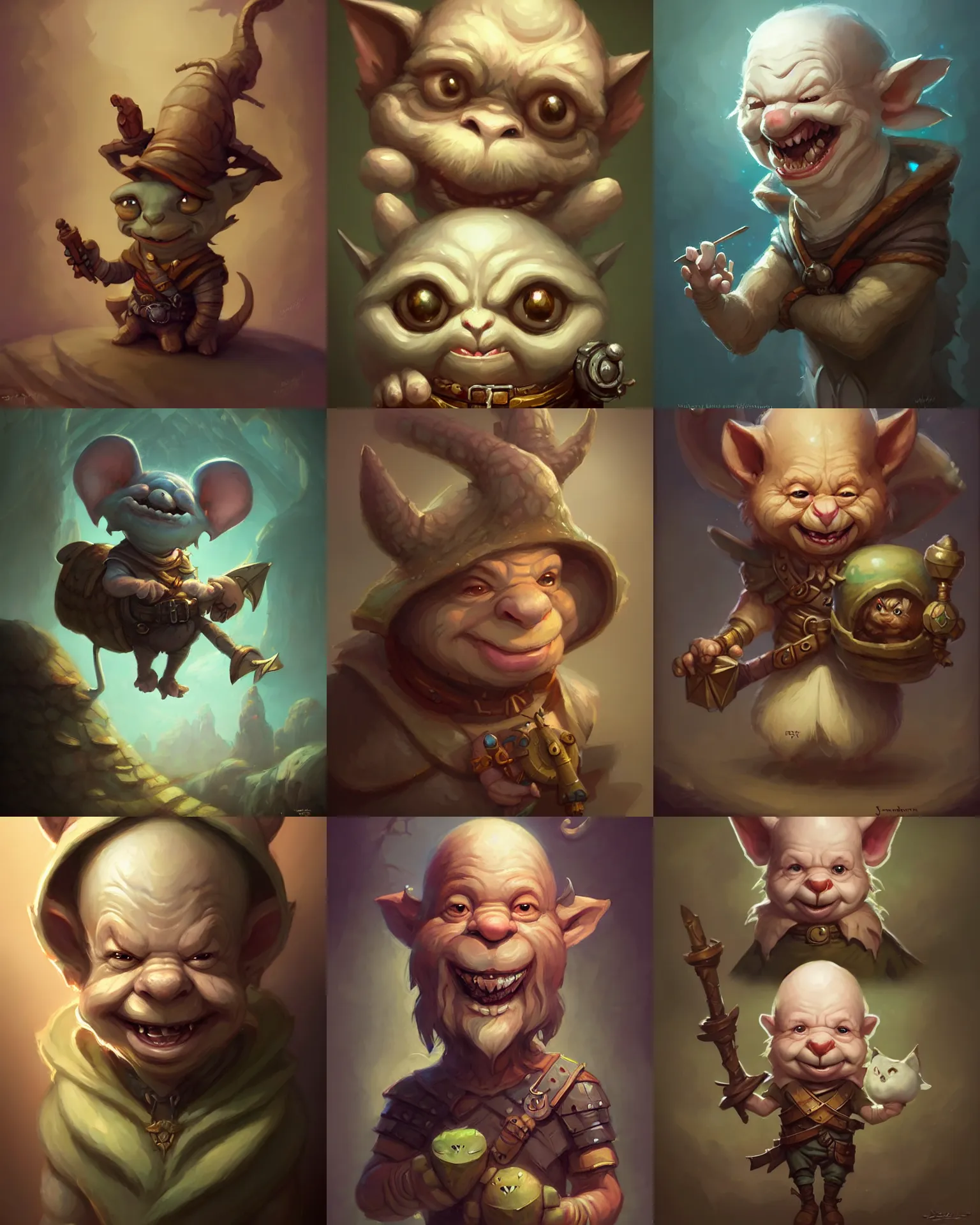 Prompt: cute little anthropomorphic wallace shawn cute and adorable, pretty, beautiful, dnd character art portrait, matte fantasy painting, deviantart artstation, by jason felix by steve argyle by tyler jacobson by peter mohrbacher, cinema