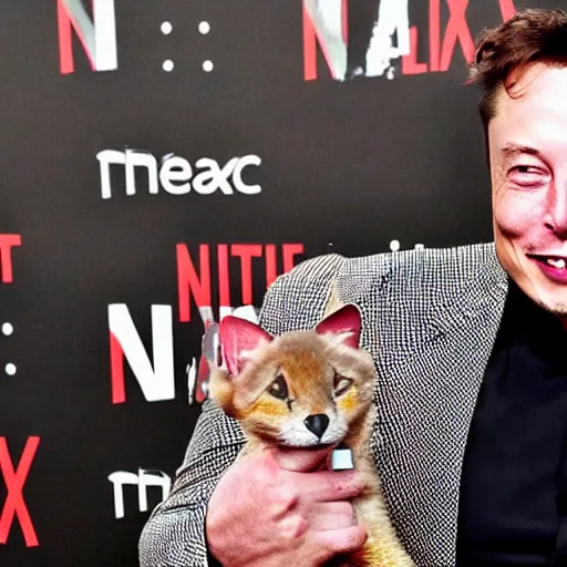 Image similar to elon musk, netflix adaptation
