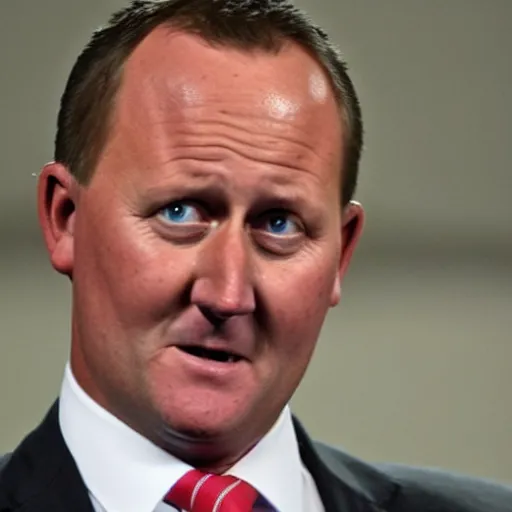 Prompt: photo of john key crying with red eyes and balding hair falling out ugly