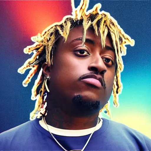 Image similar to Juice WRLD with Jesus 4K quality super realistic