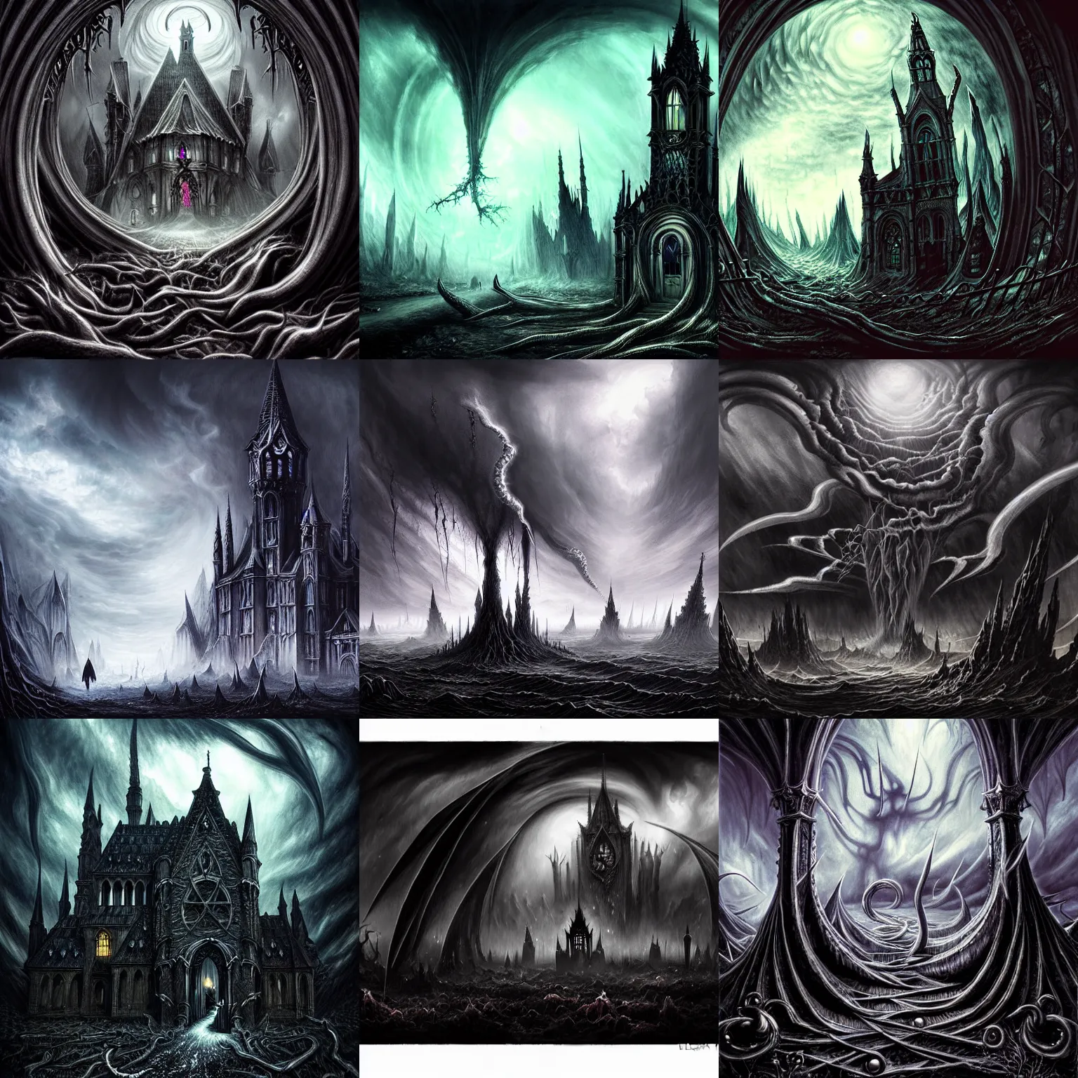 Prompt: gothic fantasy art, eldritch tornado, ultra realistic, wide angle, intricate details, sharp focus, highly detailed