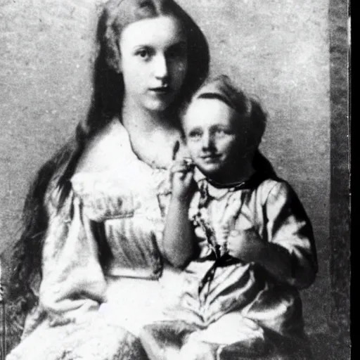 Image similar to photo of a 2 3 year old german princess and her 4 year old son