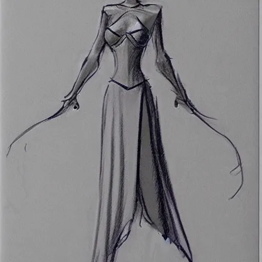 Image similar to milt kahl sketch of victoria justice as princess padme from star wars episode 3