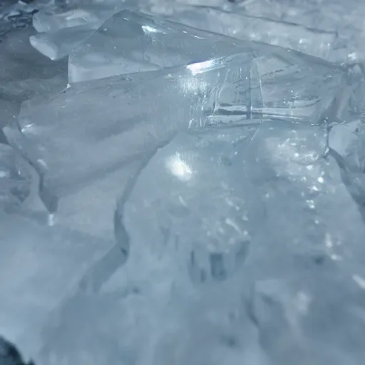 Prompt: see through clear sheet of ice sheet of ice in front of face face face behind ice face behind ice wide eyes