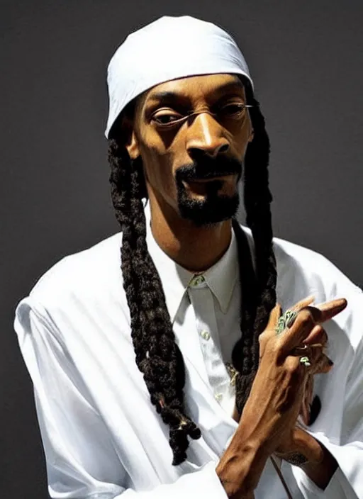 Prompt: snoop dogg as a prophet mohammed, perfect faces