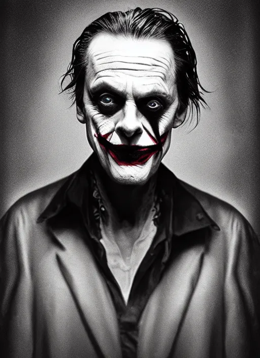 photo of Steve Buscemi as the Joker by Eolo Perfido | Stable Diffusion ...