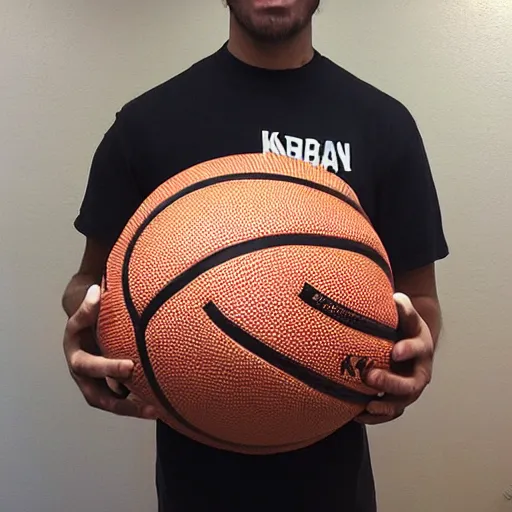 Image similar to The Kraken holding a giant basketball