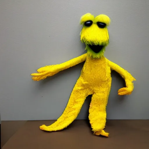 Image similar to banana muppet