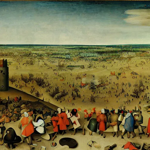 Image similar to the atomic age by pieter bruegel