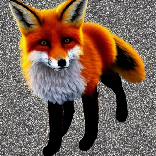 Image similar to professional emoji of a fox, high quality, HD, minimalist, 8K, famous