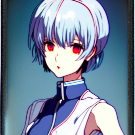 Prompt: a film still polaroid portrait of rei ayanami, finely detailed features, perfect art, gapmoe yandere grindark, trending on pixiv fanbox, painted by makoto shinkai takashi takeuchi studio ghibli, akihiko yoshida,