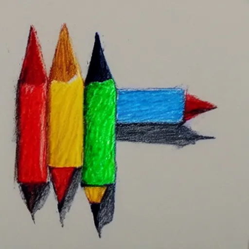 Image similar to really ugly crayon drawing