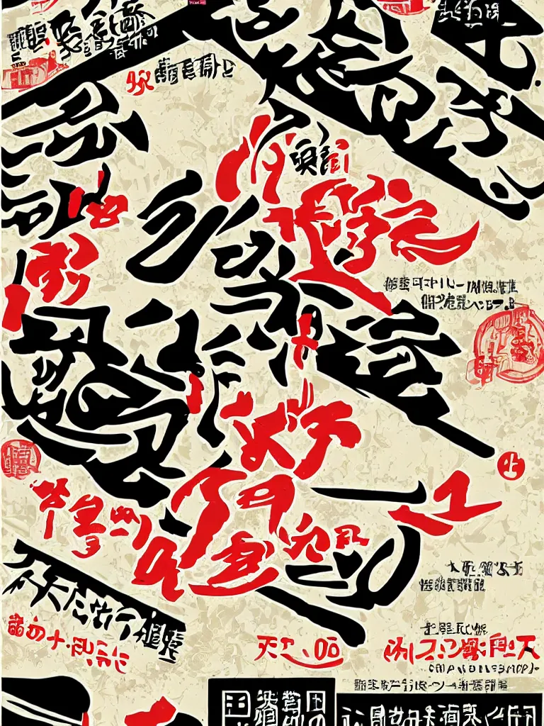 Image similar to poster advertisement for a restaurant, japanese anime graphics illustration, stylish typography