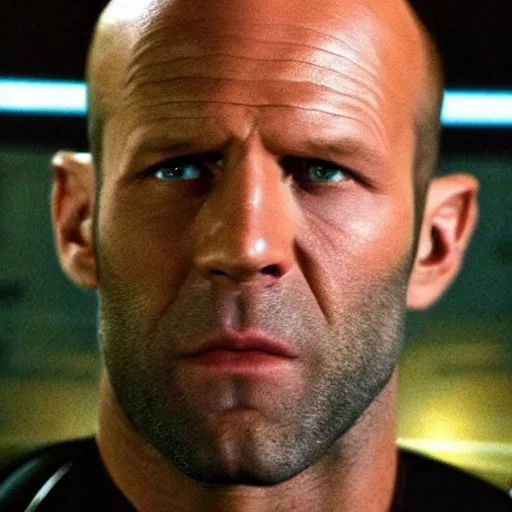 Image similar to jason statham as a starfleet captain in star trek