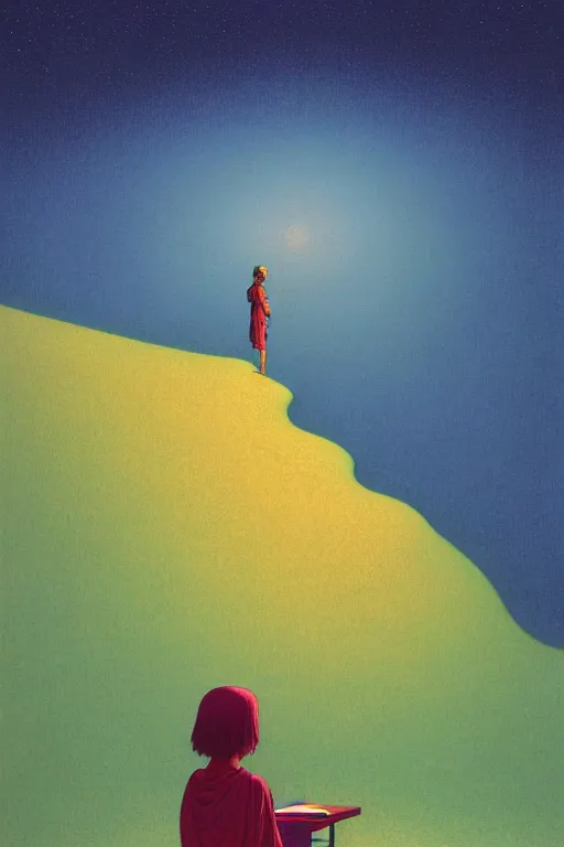 Prompt: flecks of an ultra-vibrant psychedelic dream, the hallucination of the gods by kawase hasui, moebius, Edward Hopper and James Gilleard, Zdzislaw Beksinski, Steven Outram, unreal engine, highly rendered, hd, 8k, artstation