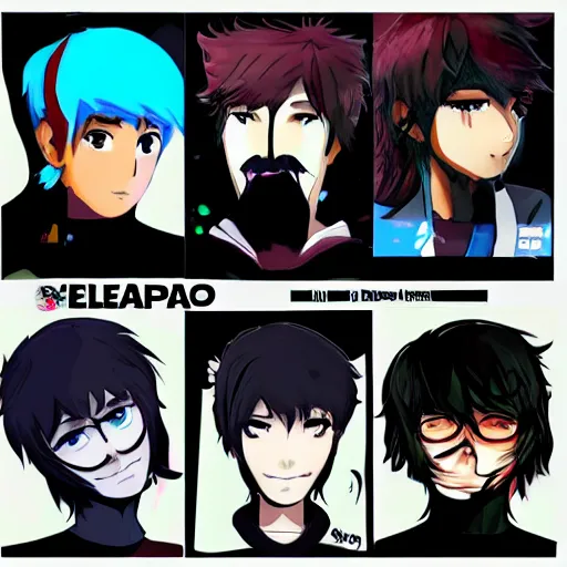 Image similar to alexelcapo spanish twitch streamer anime style