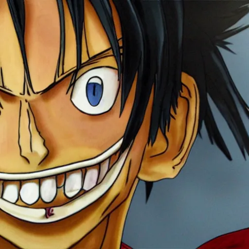 Prompt: luffy realistic