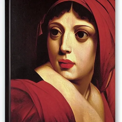 Prompt: portrait of an egyptian goddes by caravaggio