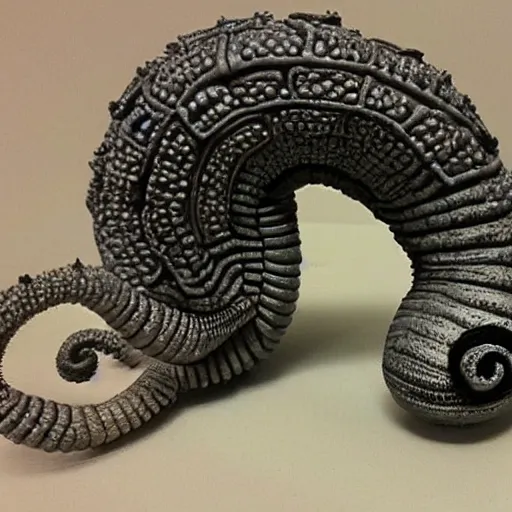 Image similar to snail with the head of count orlok on each tentacle, extremely detailed!!!!