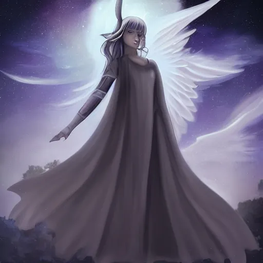Prompt: Twilight Angel | Quiet Universe