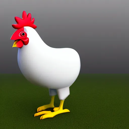 Image similar to a high quality photo of an antropomorphic chicken wearing a suit, 8k, digital art