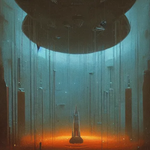 Image similar to minimal painting of bladerunner interior room with celestial ephemeral ornaments and african architecture, artstation, beksinski, cinematic