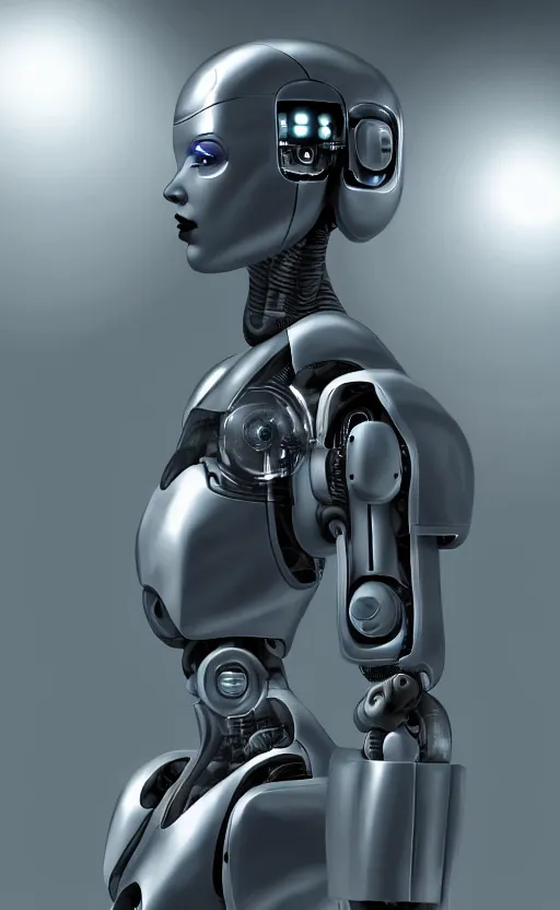 Image similar to sci - fi, human - robot concept, high definition, biorobot