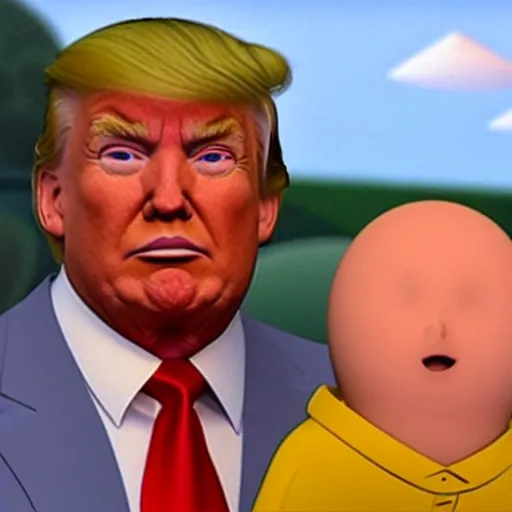 Image similar to a still of donald trump in caillou ( 1 9 9 9 )