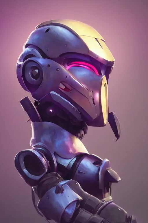 Image similar to epic mask helmet robot ninja portrait stylized as fornite style game design fanart by concept artist gervasio canda, behance hd by jesper ejsing, by rhads, makoto shinkai and lois van baarle, ilya kuvshinov, rossdraws global illumination radiating a glowing aura global illumination ray tracing hdr render in unreal engine 5