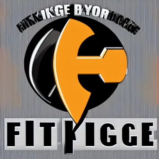 Prompt: FITKAGE logo, fitness company