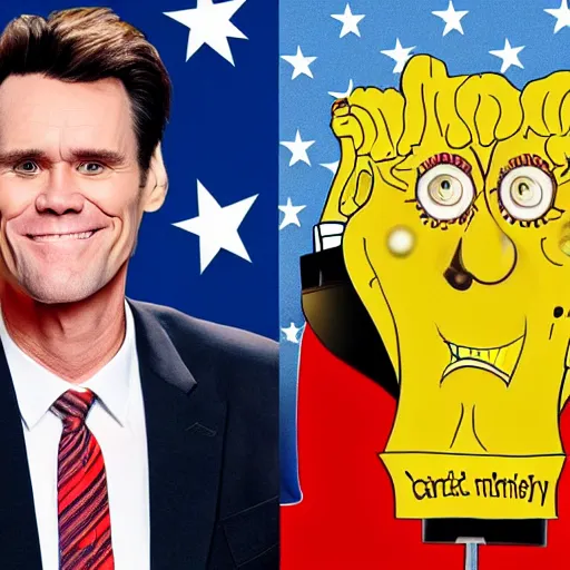 Image similar to jim carrey as president of the usa