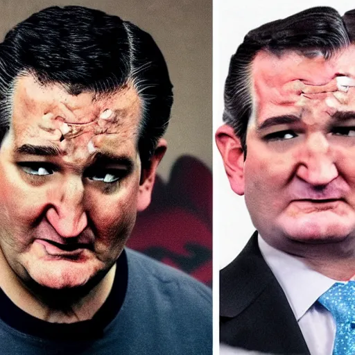 Prompt: ted cruz in the style of dragon ball z