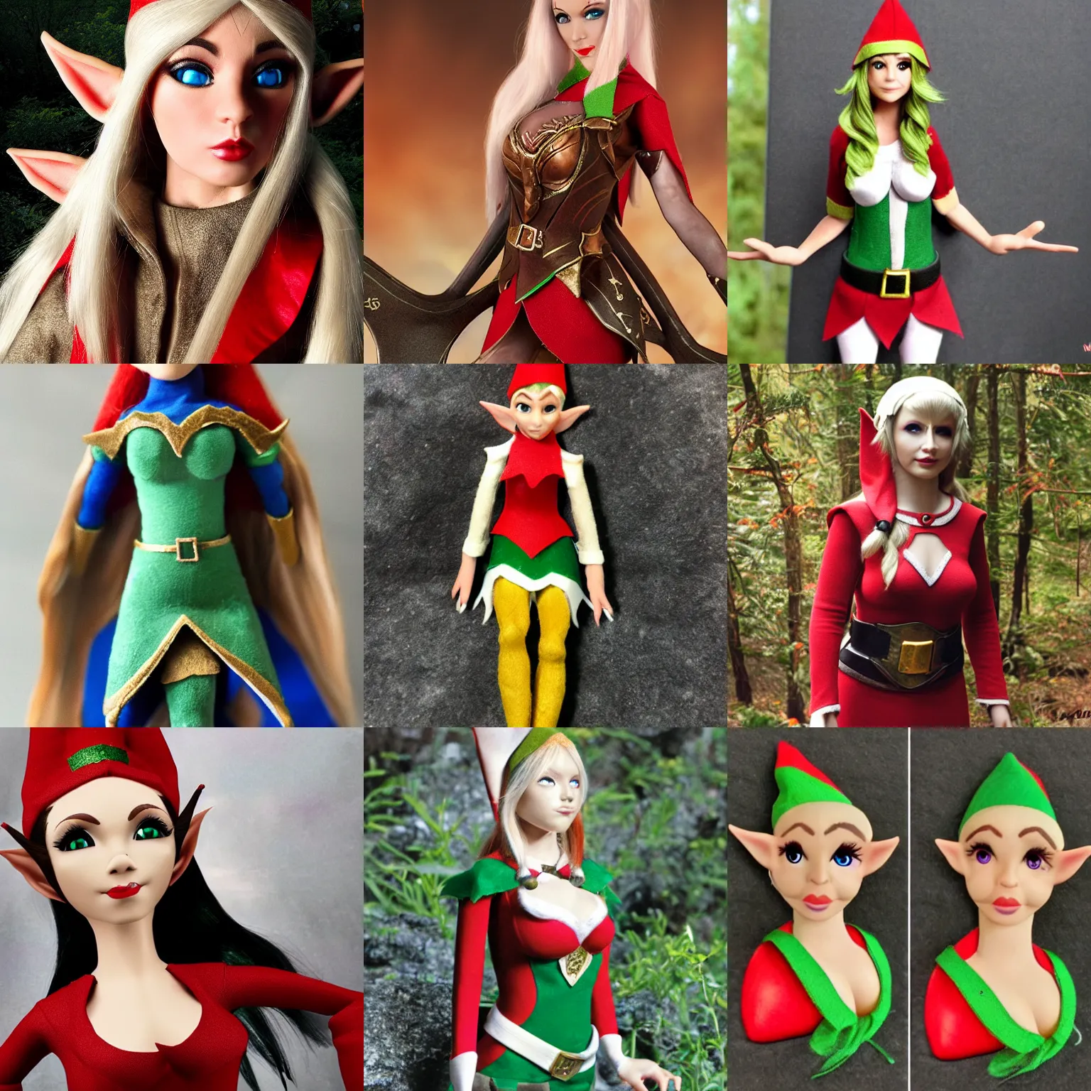 Prompt: female elf