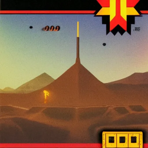 Prompt: atari 2 6 0 0 videogame cover at for the bible, photo realistic