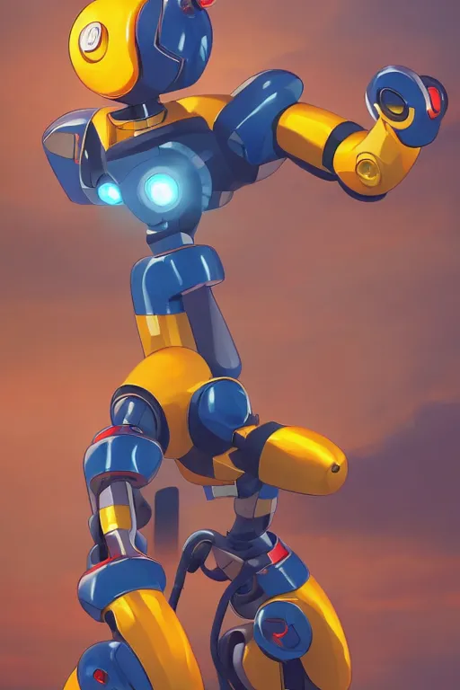 Image similar to metabots medabots medarotto medarot robot minimalist comics, behance hd by jesper ejsing, by rhads, makoto shinkai and lois van baarle, ilya kuvshinov, rossdraws global illumination ray tracing hdr radiating a glowing aura