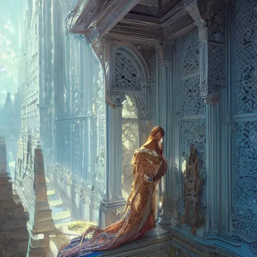 Image similar to ultra realistic illustration, gateway to a different realm, intricate, elegant, highly detailed, digital painting, artstation, concept art, smooth, sharp focus, illustration, art by artgerm and greg rutkowski and alphonse mucha